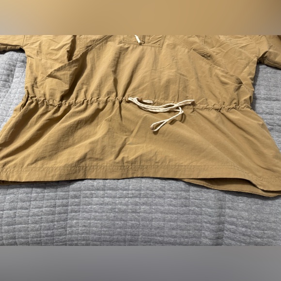 Calla Women’s Hooded Windbreaker Tan Brown WAX14309 Size XL - Picture 2 of 8